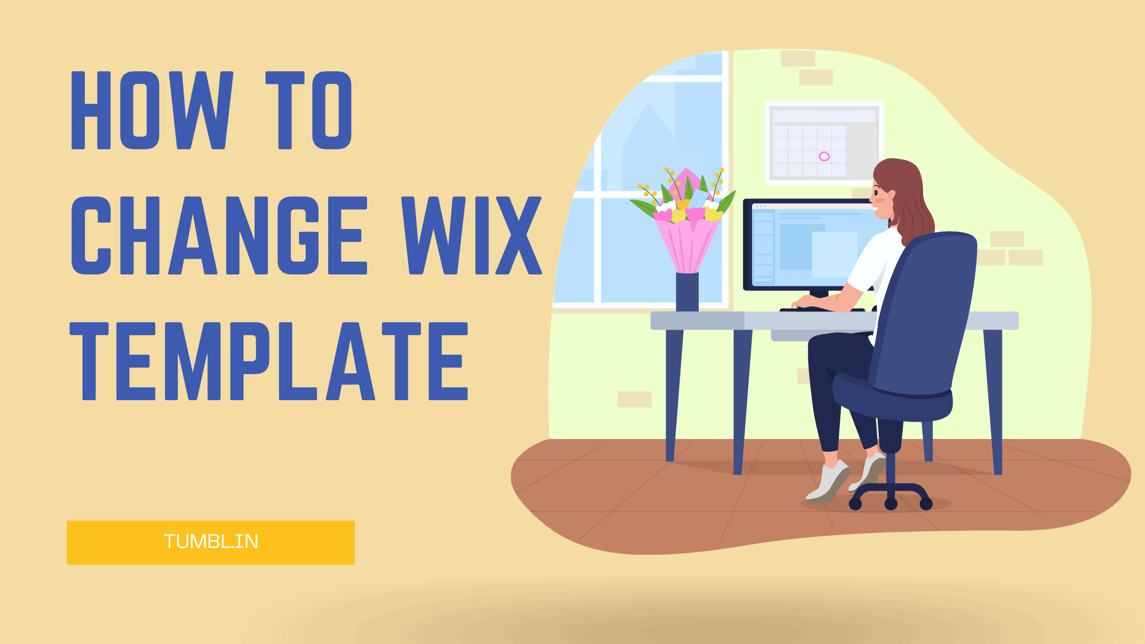 how to change wix template
