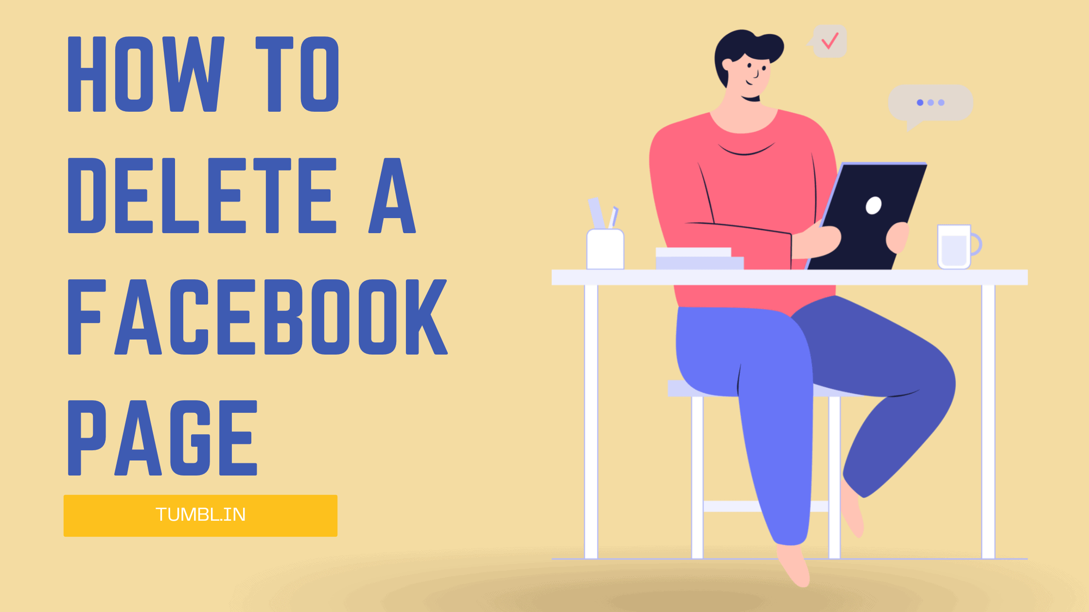 how to delete a facebook page