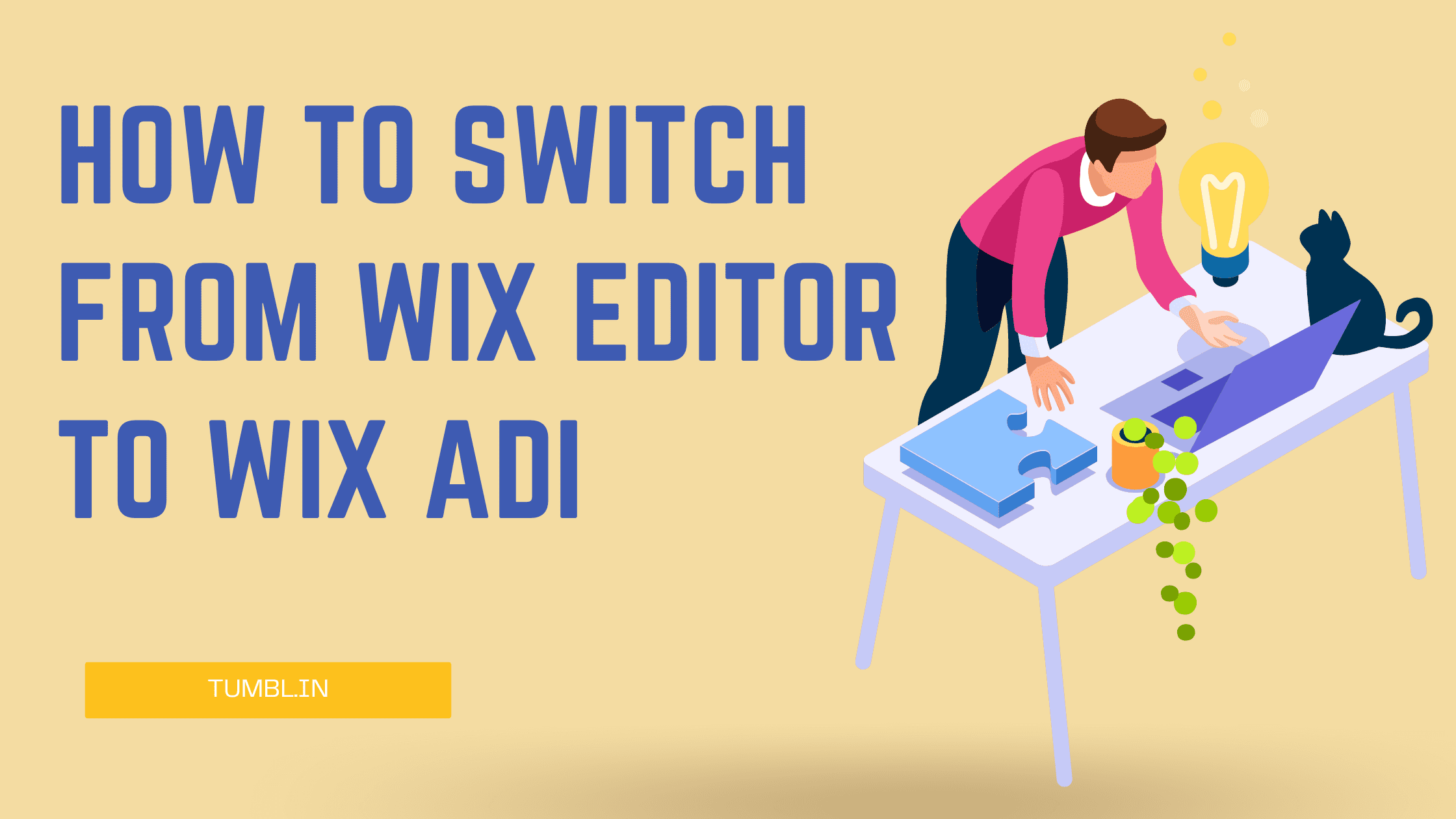 how to switch from wix editor to wix adi