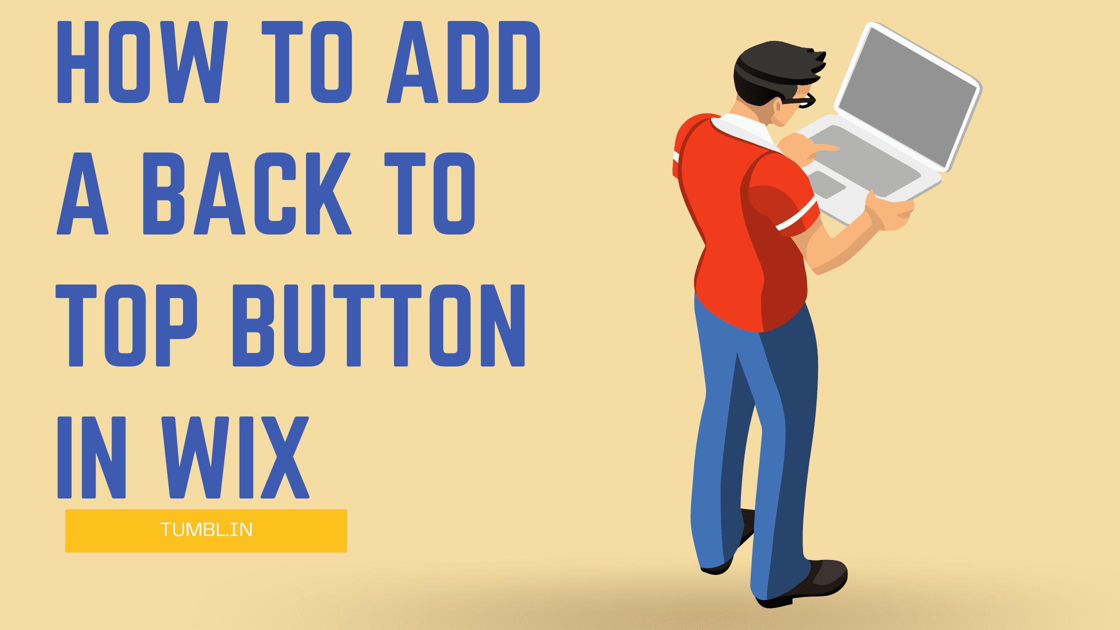 how to add a back to top button in