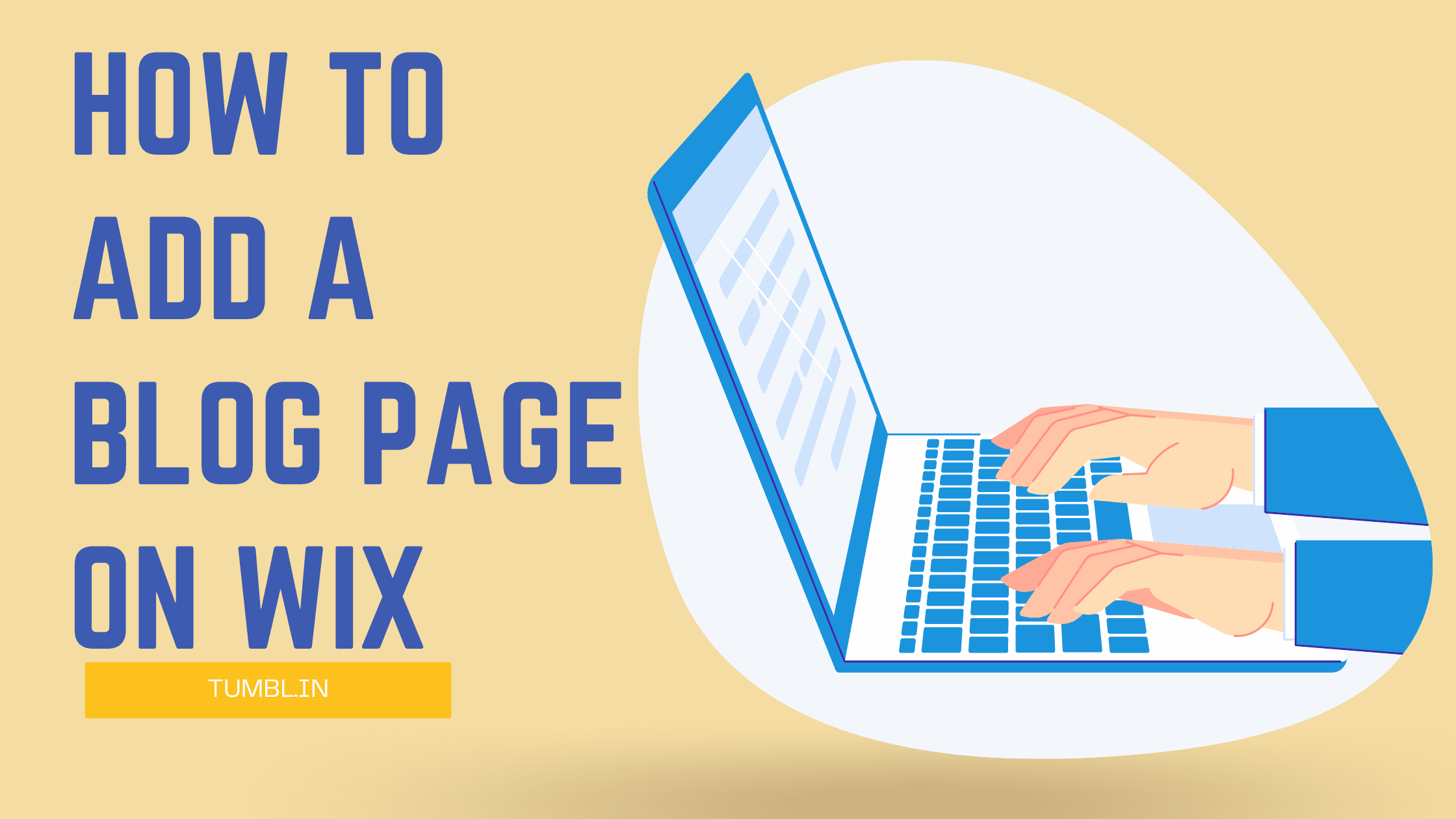 how to add a blog page on