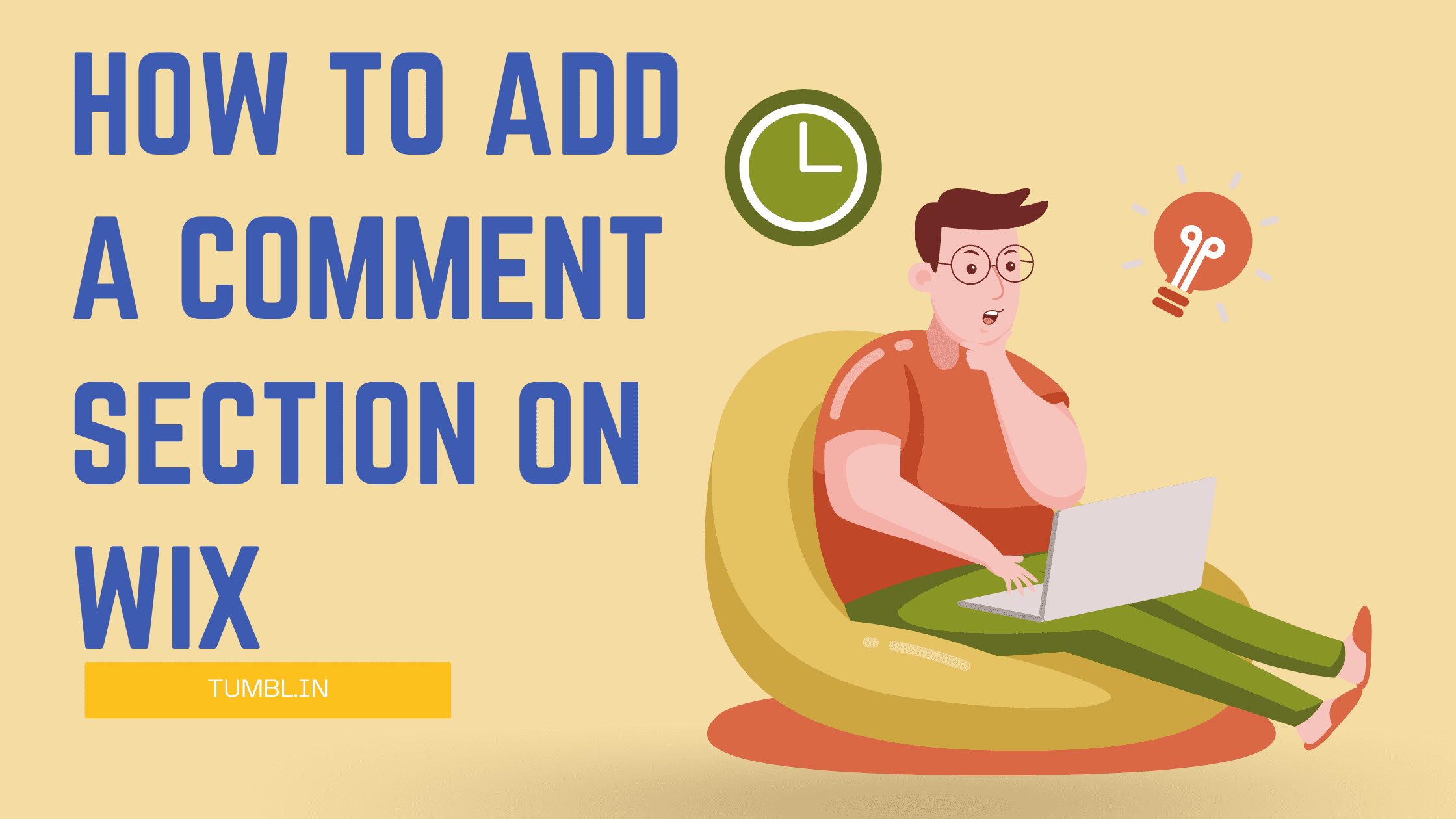 how to add a comment section on
