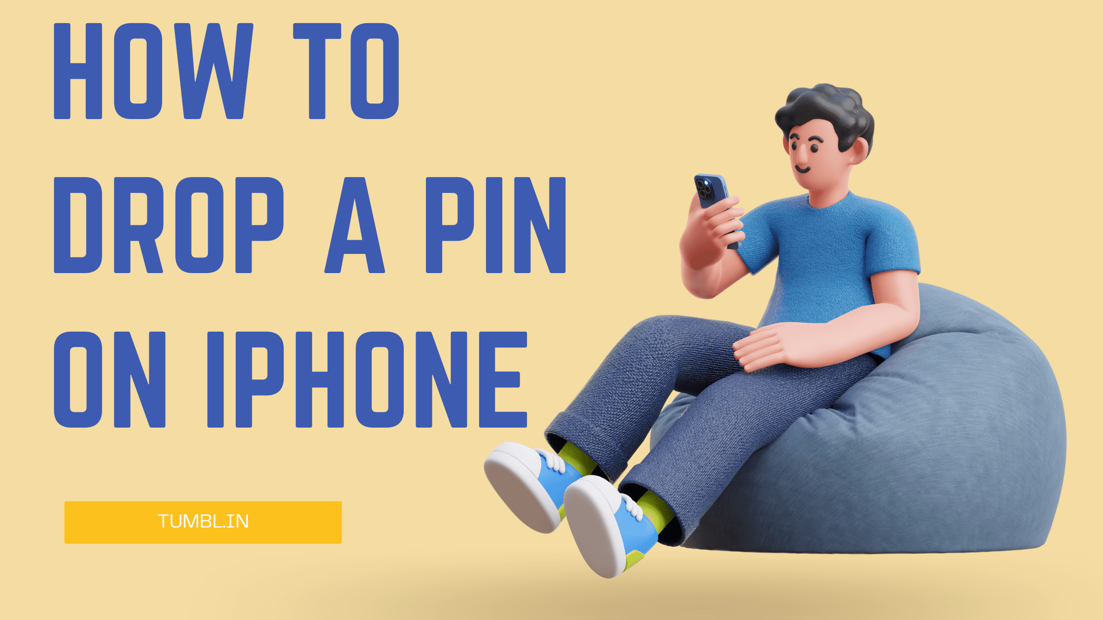 how to drop a pin on iphone