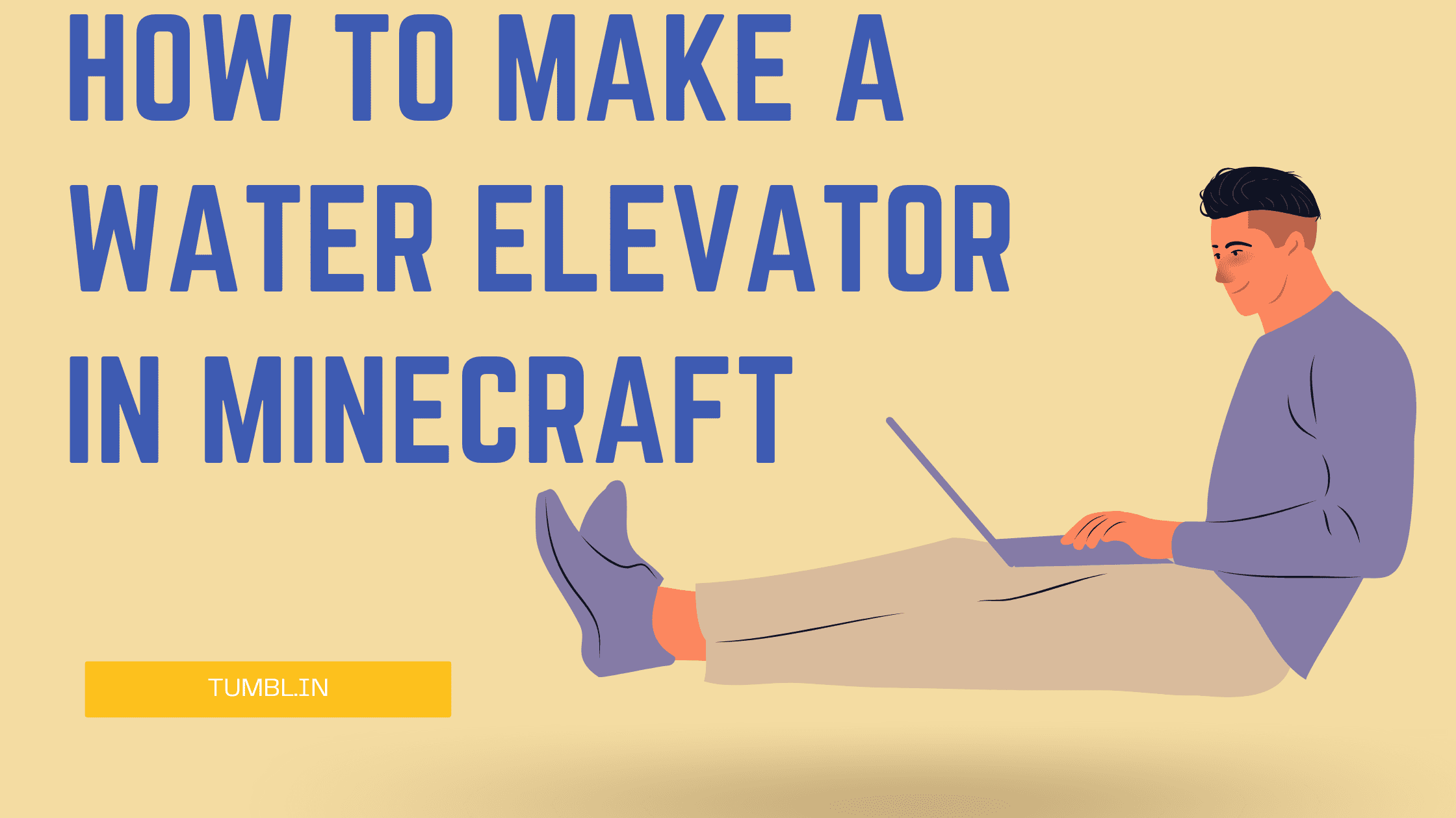 how to make a water elevator in minecraft