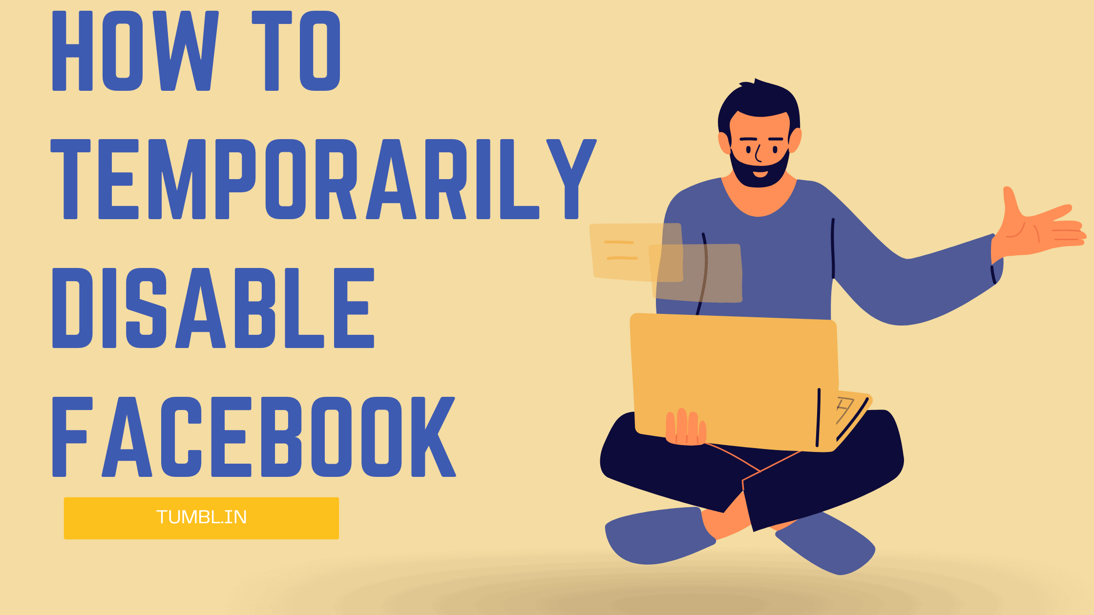 how to temporarily disable facebook
