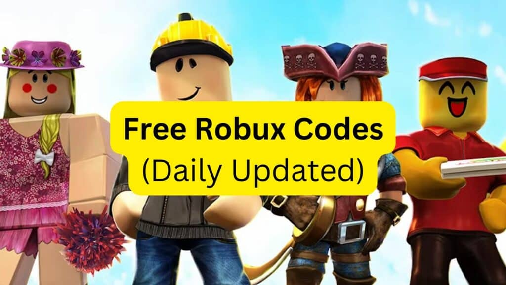 Free Robux Codes (Daily Updated)