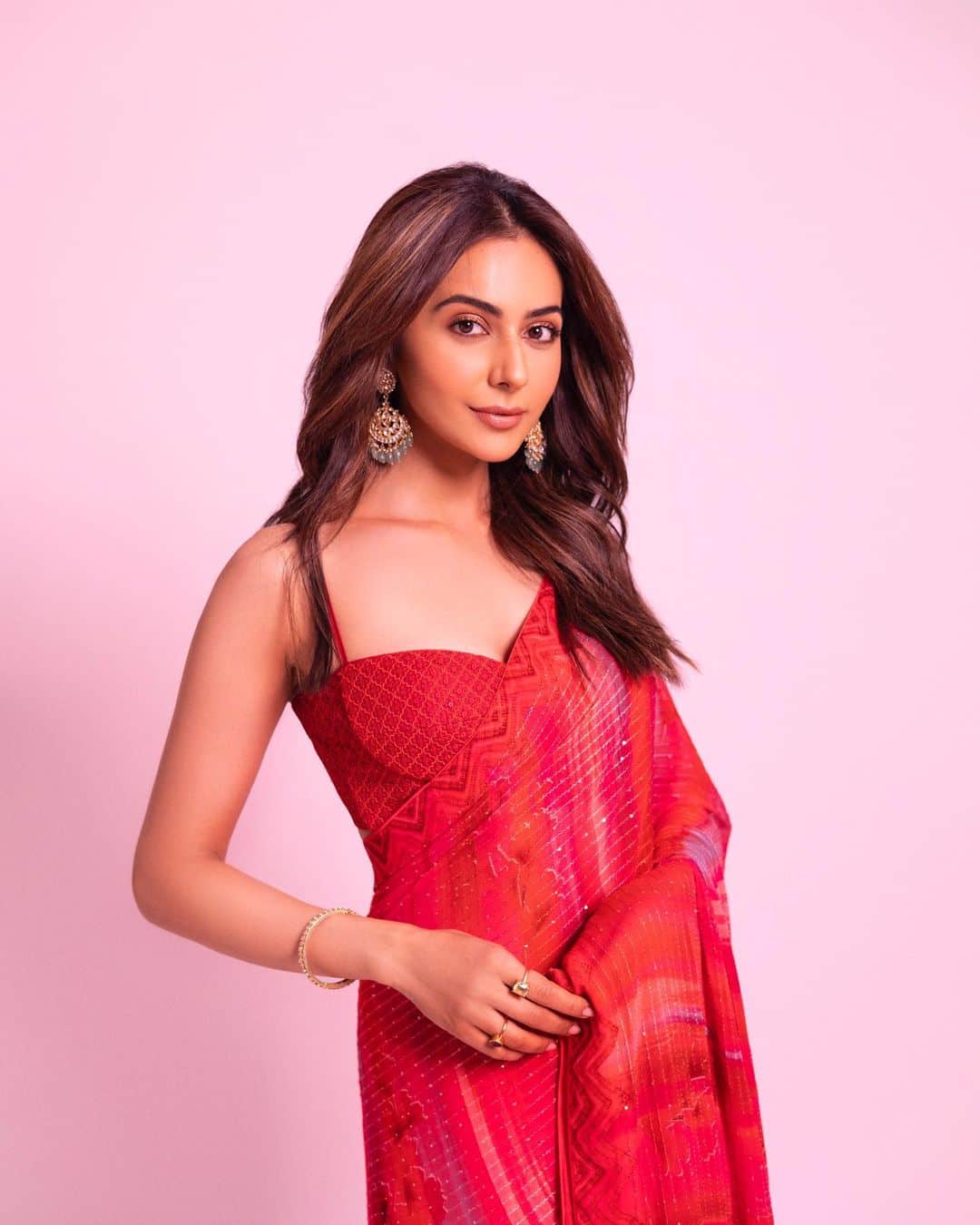 Bollywood Celebs In Lovely Red Sarees